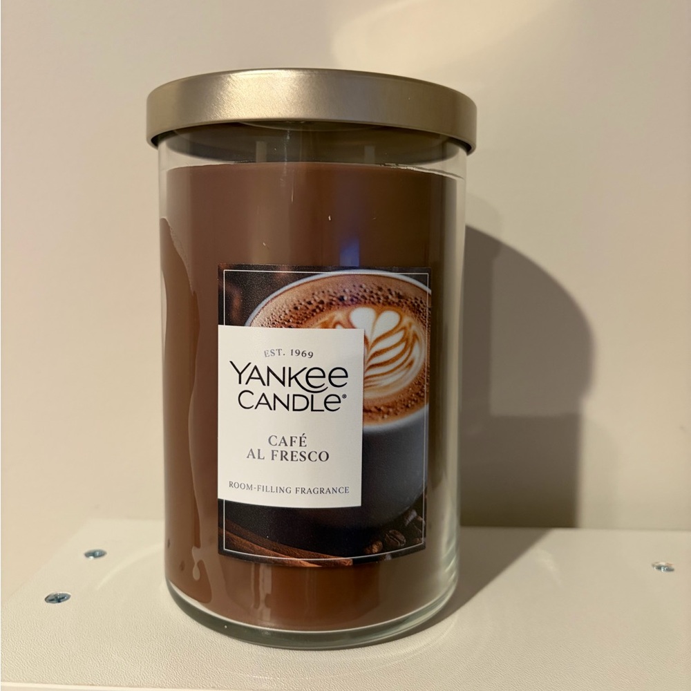 YANKEE CANDLE CAFE EL FRESCO 20 OZ NWT!